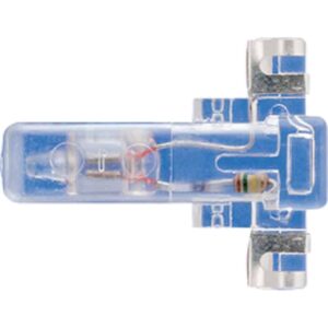 Glimmlampe für Schalter Aus 3-polig, 230 V ~, 1,1 mA, weiß, Jung 98-220