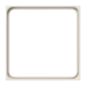 Zwischenrahmen CD, Serie LS, weiß, Jung LS981Z