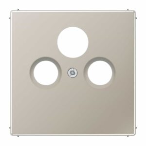 Abdeckung für Universal-Sat/BK-Dosen, Serie LS, Edelstahl, Jung ES2990SAT
