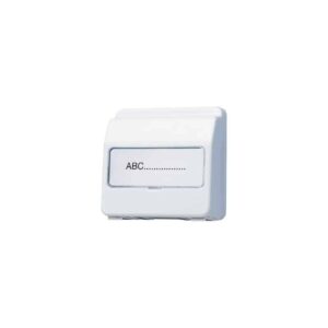 Klappdeckel, hohe Ausführung, rastbar, Thermoplast, Serie CD, alpinweiß, Jung CD554KLWW