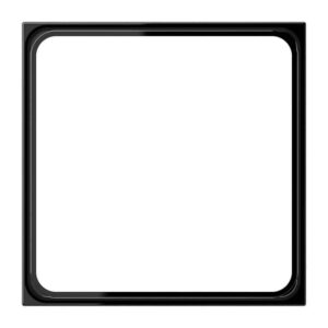 Zwischenrahmen CD, Serie LS, schwarz, Jung LS981ZSW