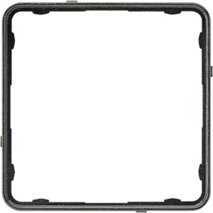 Applikations-Rahmen, CD PLUS, schwarz-metallic, Jung CDP81SWM