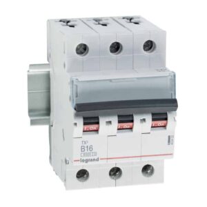 TX3 Leitungsschutzschalter B-Charakteristik, 16A, 3-polig, 6kA, 400VAC, 3TE Legrand 403402