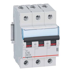 TX3 Leitungsschutzschalter C-Charakteristik, 16A, 3-polig, 6kA, 400VAC, 3TE Legrand 403545