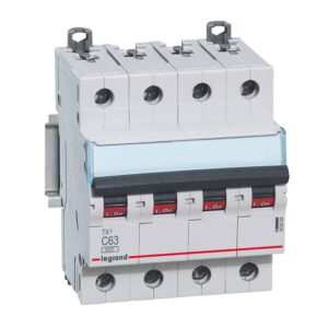 TX3 Leitungsschutzschalter C-Charakteristik, 63A, 4-polig, 6kA, 400VAC, 4TE Legrand 403568