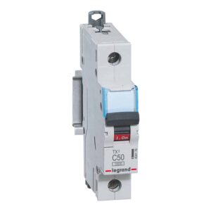 TX3 Leitungsschutzschalter C-Charakteristik, 50A, 1-polig, 10kA,230/400VAC, 1TE Legrand 404176