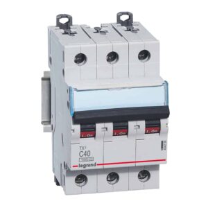 TX3 Leitungsschutzschalter C-Charakteristik, 40A, 3-polig, 10kA, 400VAC, 3TE Legrand 404226