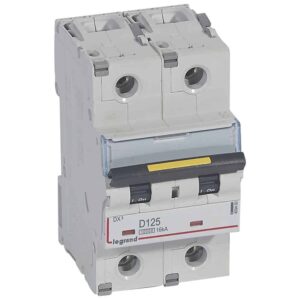 DX3 Leitungsschutzschalter D-Charakteristik, 125A, 2-polig, 10kA, 400VAC, 3TE Legrand 409460