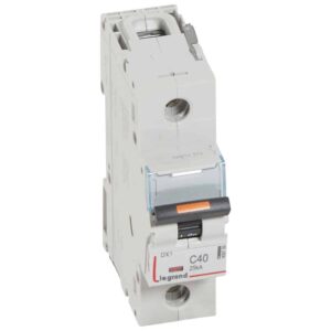 DX3 Leitungsschutzschalter C-Charakteristik, 40A, 1-polig,25kA,230/400VAC, 1,5TE Legrand 409759