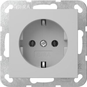 SCHUKO-Steckd. SRK System 55 Grau m Gira 4180015