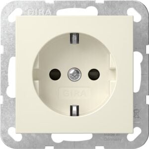 SCHUKO-Steckd. SP SRK System 55 Cremeweiß Gira 418301
