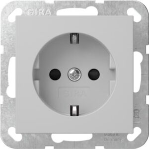 SCHUKO-Steckd. SP SRK System 55 Grau m Gira 4183015