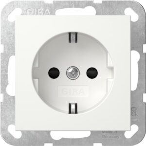 SCHUKO-Steckd. SP SRK System 55 Reinweiß m Gira 418327