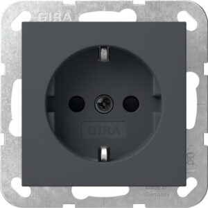 SCHUKO-Steckd. SP SRK System 55 Anthrazit Gira 418328