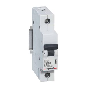 RX3 Leitungsschutzschalter B-Charakteristik, 10A, 1-polig, 6kA, 230/400VAC, 1TE Legrand 419134