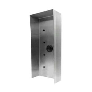 Wetterschutzkasten für DoorBird D2102V/D2103V/D2101FV Fingerprint 50/D2101FV EKEY, Edelstahl V4A (salzwasser- und flugrostbeständig), gebürstet, für die Verwendung mit Aufputz Montagerückgehäuse, DoorBird 423861497