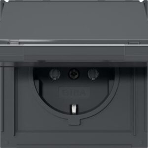 SCHUKO-Steckd. KD + BSF Gira TX_44 Anthrazit Gira 441067
