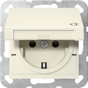 SCHUKO-Steckd. KD + SP System 55 Cremeweiß Gira 441401
