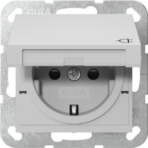 SCHUKO-Steckd. KD + SP System 55 Grau m Gira 4414015