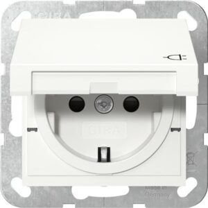 SCHUKO-Steckd. KD + SP System 55 Reinweiß m Gira 441427