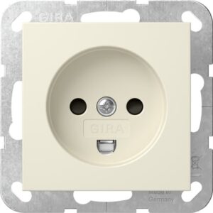 Steckd. Dänisch SP System 55 Cremeweiß Gira 442201