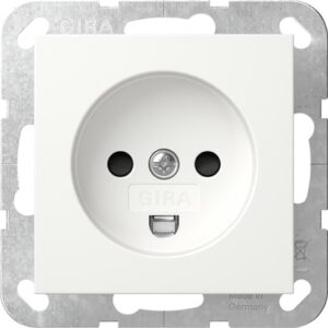 Steckd. Dänisch SP System 55 Reinweiß Gira 442203