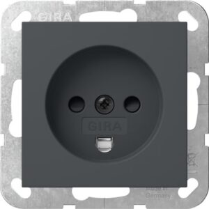Steckd. Dänisch SP System 55 Anthrazit Gira 442228