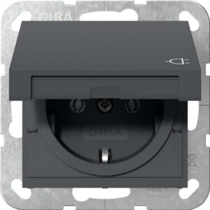 SCHUKO-Steckd. KD System 55 Anthrazit Gira 445428