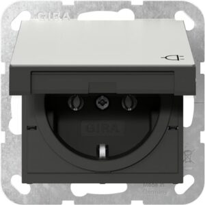 SCHUKO-Steckd. KD System 55 Edelstahl Gira 4454600