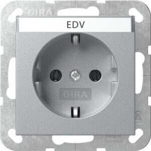 SCHUKO-Steckd. BSF System 55 F Alu Gira 445726