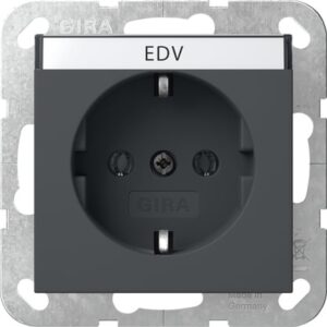 SCHUKO-Steckd. BSF System 55 Anthrazit Gira 445728