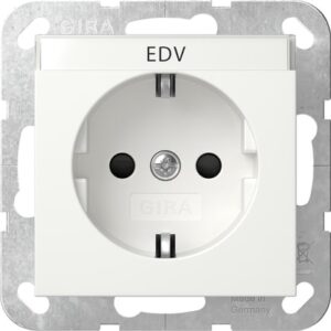 SCHUKO-Steckd. BSF + SP System 55 Reinweiß m Gira 446227