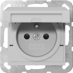 Steckd. Erdstift KD + SP System 55 Grau m Gira 4488015