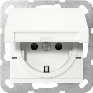 SCHUKO-Steckd. KD + SP SRK System 55 Reinweiß Gira 475403