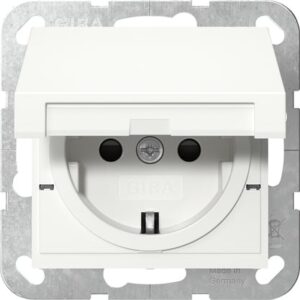 SCHUKO-Steckd. KD + SP SRK System 55 Reinweiß m Gira 475427