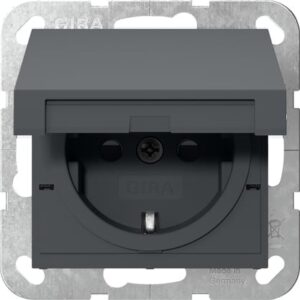 SCHUKO-Steckd. KD + SP SRK System 55 Anthrazit Gira 475428