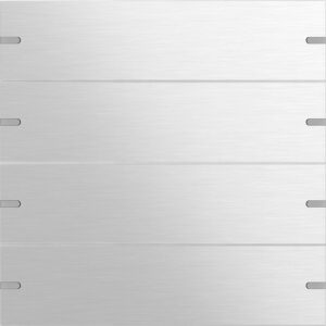 Wippenset 4f indiv. Tastsens.4 TS4 Aluminium(elox.) Gira 503417
