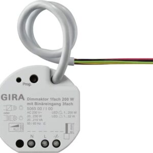 Dimmaktor 1f 200 W UP Binäreing. 3f OneKNX Gira 506500