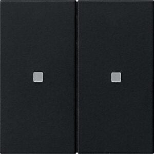 RF Bedienaufs. 2f KNX System 55 Schwarz m Gira 5107005