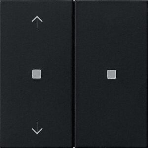 RF Bedienaufs. 2f Pfeile KNX System 55 Schwarz m Gira 5108005