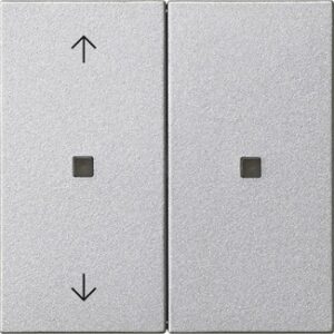 RF Bedienaufs. 2f Pfeile KNX System 55 F Alu Gira 510826