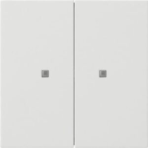 Taster Wippe 2f OneKNX Flächenschalter Reinweiß Gira 5173112