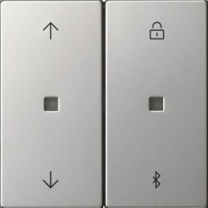 S3000 Jal.-/Schaltuhr BT Pfeile System 55 Edelstahl Gira 5367600