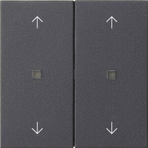 Wippe 2f Pfeile Kontrollf. System 55 Anthrazit Gira 538628