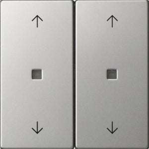 Wippe 2f Pfeile Kontrollf. System 55 Edelstahl Gira 5386600