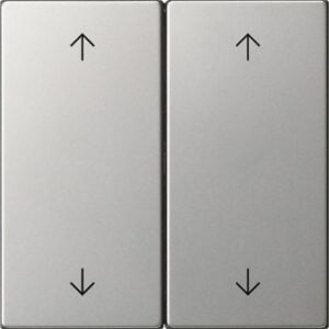 Wippe 2f Pfeile System 55 Edelstahl Gira 5387600