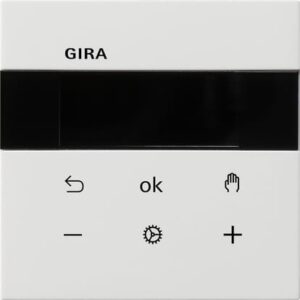 S3000 RTR Display Flächenschalter Reinweiß Gira 5393112