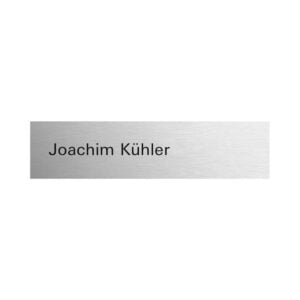 Ruftaste beschr. System 106 Aluminium Gira 5549926