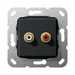 C-Audio K-Peitsche Einsatz Schwarz m Gira 563310