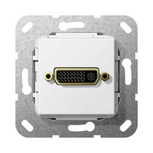 DVI (24+5) K-Peitsche Einsatz Reinweiß Gira 564503
